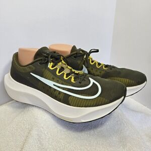Size 14 - Nike Zoom Fly 5 Olive Green Running Shoes DM8968-301 Trainers Athletic